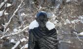 Gandhi statue in Hindu temple vandalised in Canada