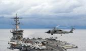 US, China aircraft carriers in showdown off Taiwan