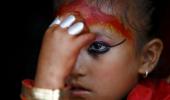 Nepal's child goddess unscathed in earthquake