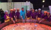 Sugar rush! At 9 feet, this is the world's largest jalebi