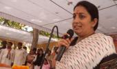 In Rahul's Amethi, Smriti Irani calls him 'missing'