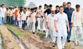 Rahul 'padyatra': Modi govt trying to snatch farmers' land for corporates