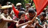 Protesters detained as they clash with police at IIT-Madras