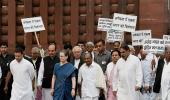 PM endorses intolerance, says Sonia as Congressmen march to Rashtrapati Bhawan