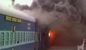 Fire in 3 trains at Puri station, no casualty