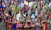 PHOTOS: Millions pray to setting sun to mark Chhath festival