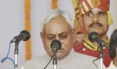 Nitish takes oath as Bihar CM, Lalu's son his deputy