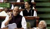 Rajnath says 'secularism' misused; Sonia raises 'intolerance' debate