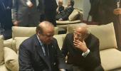 Climate change? Modi, Sharif talk briefly in Paris