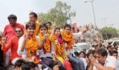 BJP's student wing ABVP sweeps Delhi University polls