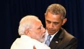 He gives PM a warm hug, calls him Narendra