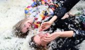 PHOTOS: Feathers fly on world Pillow Fight Day