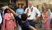 PHOTOS: Wills-Kate start off their India visit on a six!