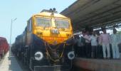 Train carrying 2 lakh litres of water reaches thirsty Latur