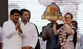 Sonia, Rahul assert Ambedkar's legacy for Congress on RSS turf