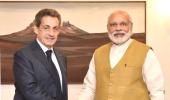 Fmr French Prez meets PM, presses for global action against terror