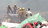 Major fire breaks out in a slum in Delhi, 400 jhuggis gutted