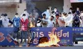 Gujarat: Patel agitation turns violent, curfew clamped