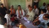 Rahul Gandhi holds 'chane pe charcha' in Amethi