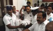 Stalin, all DMK MLAs thrown out of TN assembly