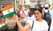 Band, bajaa and masti: Indians celebrate I-Day in New York