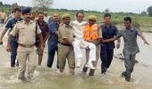 On visit to flood-hit areas, Madhya Pradesh CM gets a 'lift' by cops