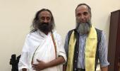 Burhan Wani's father: Discussed Kashmir with Sri Sri