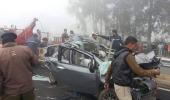 PHOTOS: 30-car pile-up on Haryana highway due to fog