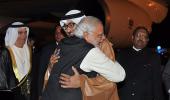 PM receives his 'special friend', Abu Dhabi's Crown Prince, at airport