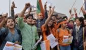 ABVP protests Afzal Guru event at JNU, 90 detained