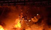 Massive fire breaks out on stage at 'Make in India' week event in Mumbai