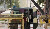 4.5-tonne heavy, bullet proof vehicle deployed at Parliament