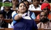 Smriti Irani in line of fire again in LS