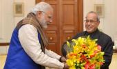 PM Modi greets nation on New Year; visits President Mukherjee, VP Ansari