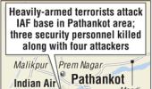 Chopper, drones target terrorists in Pathankot