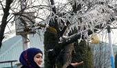 Kargil freezes at minus 14 degrees; snowfall in Pahalgam