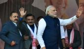 In poll-bound Assam, Modi attacks Congress over lack of development