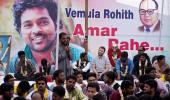 In HCU, Rahul compares Rohith's death to Mahatma Gandhi's killing