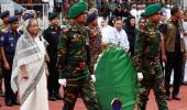 Bangladesh PM pays homage to Dhaka cafe attack victims