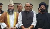 Imams meet Rajnath, urge Kashmiris to restore peace