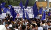 Gujarat Dalit protests: 1 cop killed in attack, buses targetted