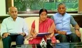 All of Kashmir belongs to India: Sushma's strong message to Pak PM