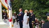 PHOTOS: Modi lays wreath at Arlington National Cemetery