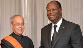 Ivory Coast's highest honour for President Pranab