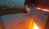 Narrow escape for 240 passengers as Singapore Airlines jet catches fire