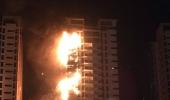 PHOTOS: Towering inferno rips through skyscraper in UAE