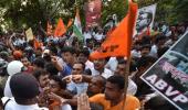 ABVP threatens to 'cut off' legs of Leftists Jadavpur University students