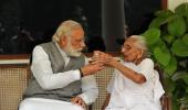 PHOTOS: When PM Modi's mom visited him at 7 RCR