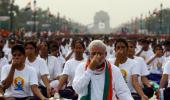 Opposition sees red over chanting of 'Om' on Yoga Day