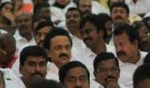 Stalin pushed to back rows at Jaya swearing-in, Karunanidhi livid